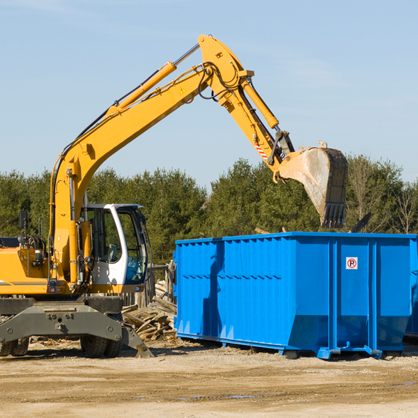 how many times can i have a residential dumpster rental emptied in Adairsville